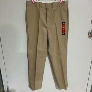 NWT DICKIES 874 Work Pant Original Fit RARE TAN Color Center Crease 38x32.
